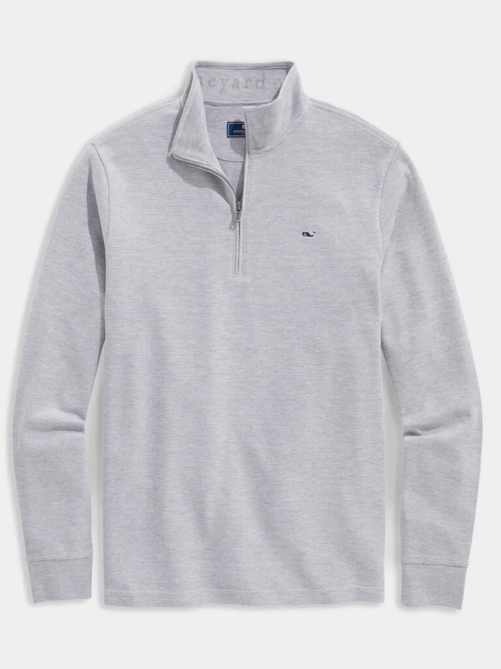 Vineyard Vines Men's Saltwater Quarter-Zip Sweater Granite Preppy Coastal XL